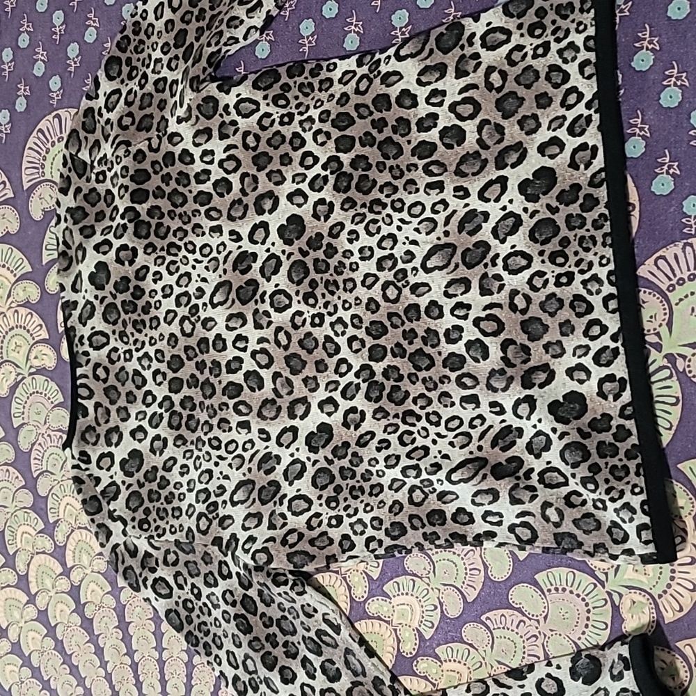 Investments Animal Print 100% Cahmere Sweater - Here Kitty, Kitty! - Picture 4 of 4